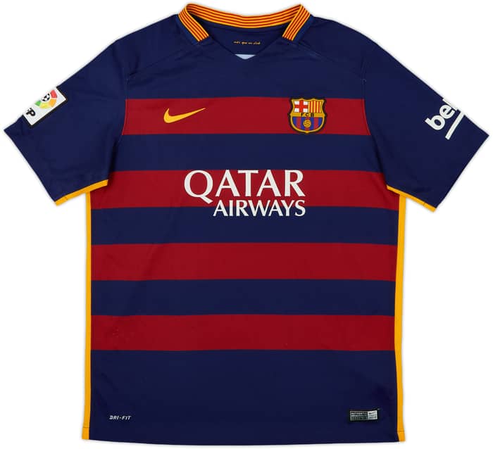 2015-16 Barcelona Camiseta de local Messi #10 - 8/10 - (XL.Boys)