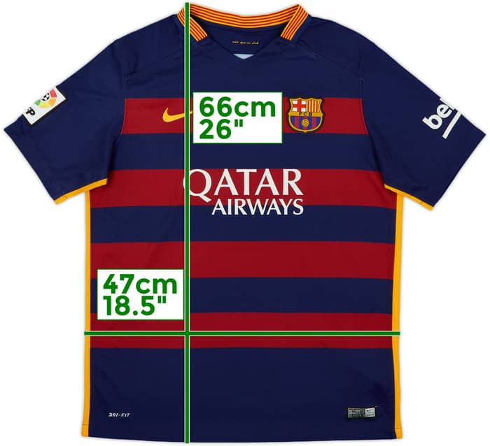 2015-16 Barcelona Home Shirt - 8/10 - (XL.Boys)