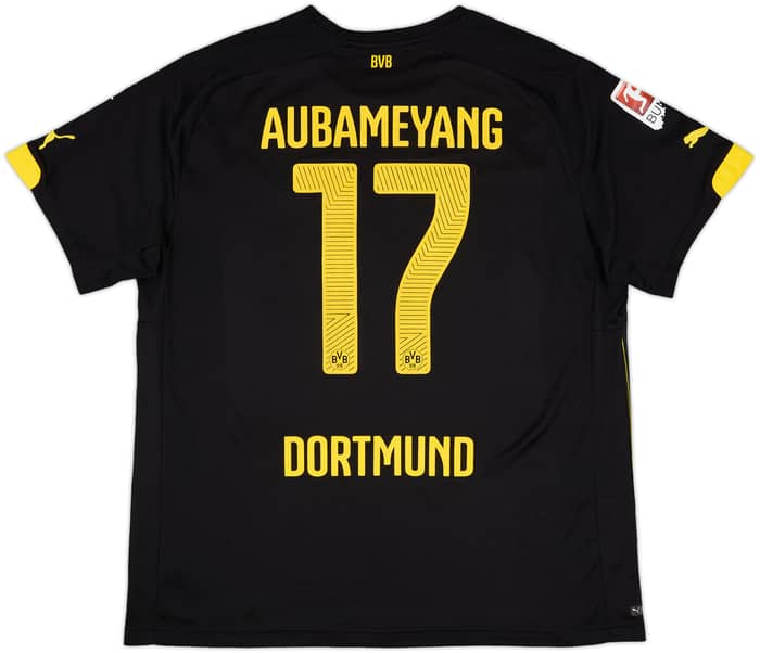 2014-16 Borussia Dortmund Away Shirt Aubameyang #14 - 6/10 - (XL)
