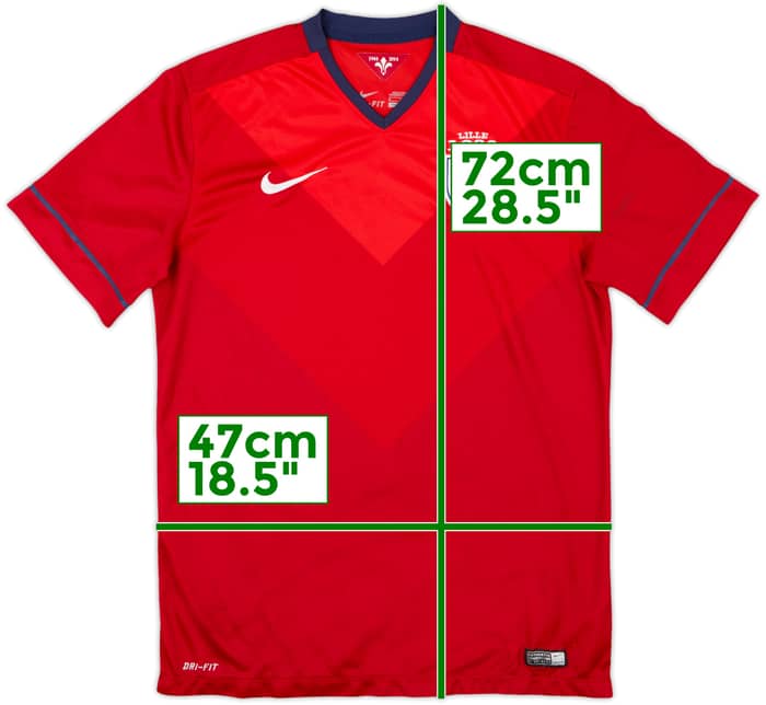 2014-15 Lille Home Shirt - 8/10 - (M)