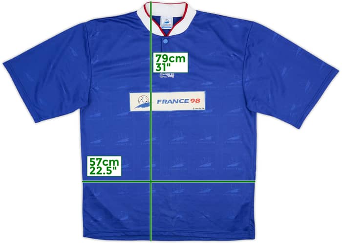 1998 France 98 Coupe du Monde Training Shirt - 8/10 - (XL)