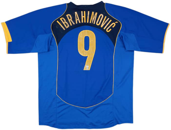 2004-05 Juventus Third Shirt Ibrahimovic #9 - 5/10 - (XL)
