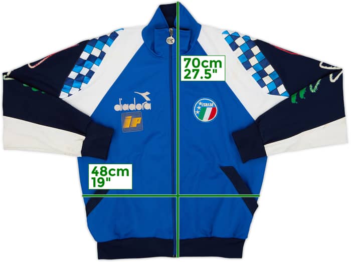 1990 Italia Diadora Chaqueta de chándal - 5/10 - (M)