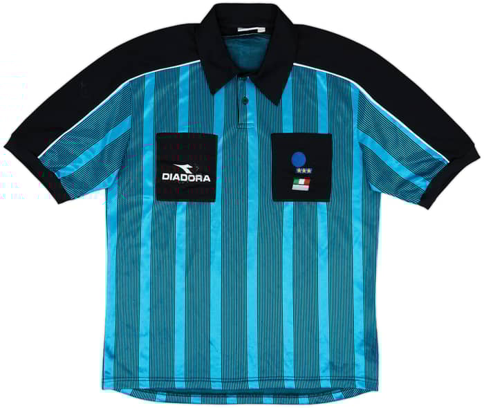 1990s Italy FIGC Diadora Referee Shirt - 7/10 - (XL)