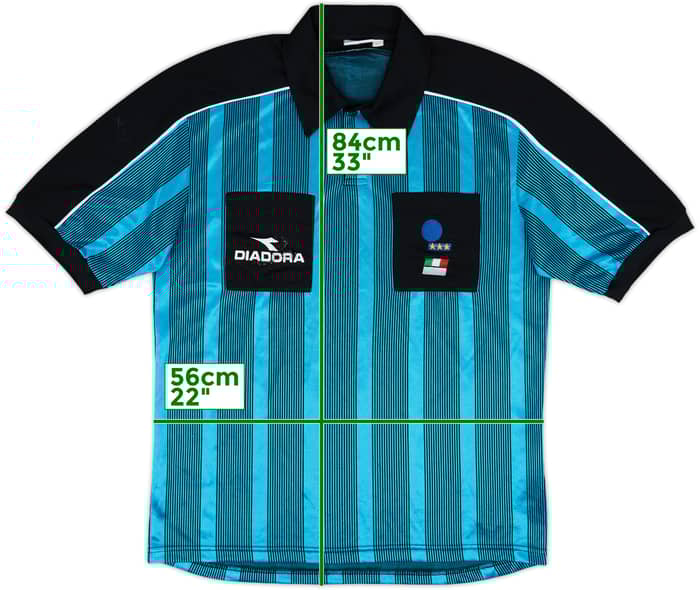 1990s Italy FIGC Diadora Referee Shirt - 7/10 - (XL)