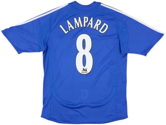 2006-08 Chelsea Home Shirt Lampard #8 - 6/10 - (L.Boys)
