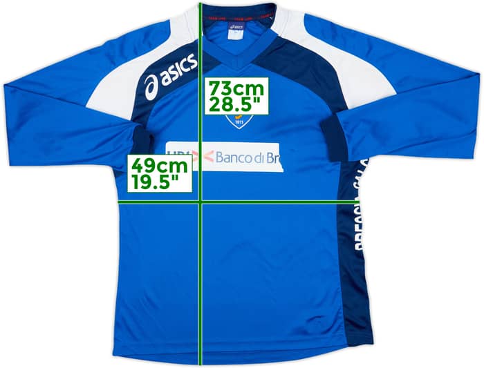 2007-08 Brescia Asics Sweat Top - 6/10 - (M)