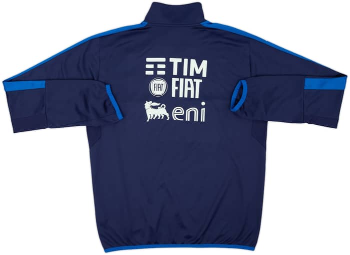 2014-15 Italy Player Issue Puma 1/4 Zip Drill Top - 10/10 - (L)