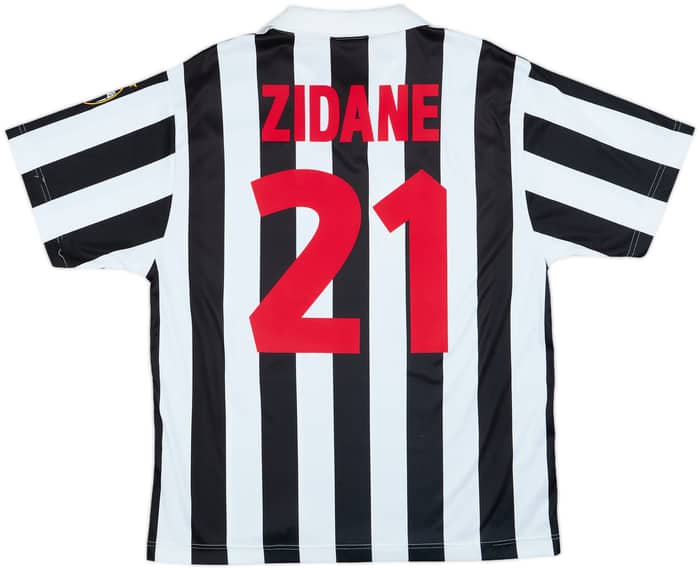 1998-99 Juventus Basic Home Shirt Zidane #21 - 6/10 - (L)