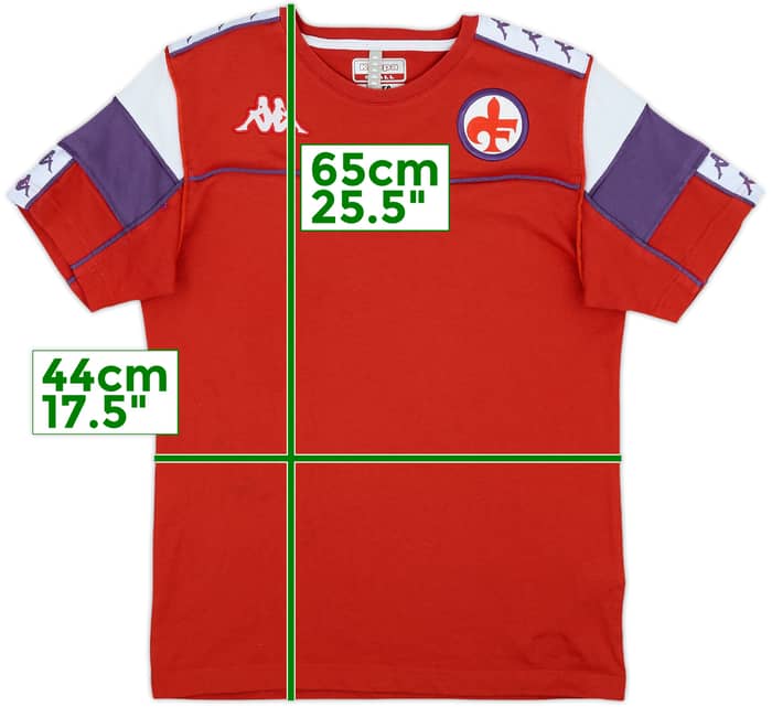 2021-22 Fiorentina Kappa Cotton Tee - 7/10 - (S)