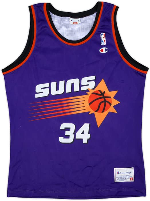 1992-96 Phoenix Suns Barkley #34 Champion Away Jersey - 8/10 - (S)