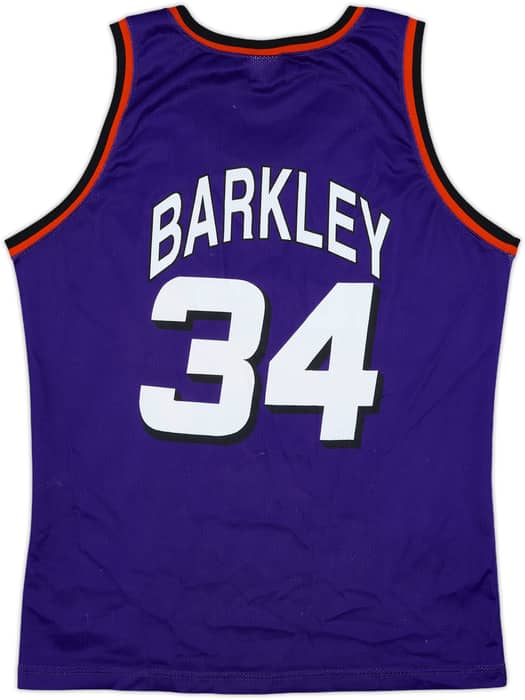 1992-96 Phoenix Suns Barkley #34 Champion Away Jersey - 8/10 - (S)