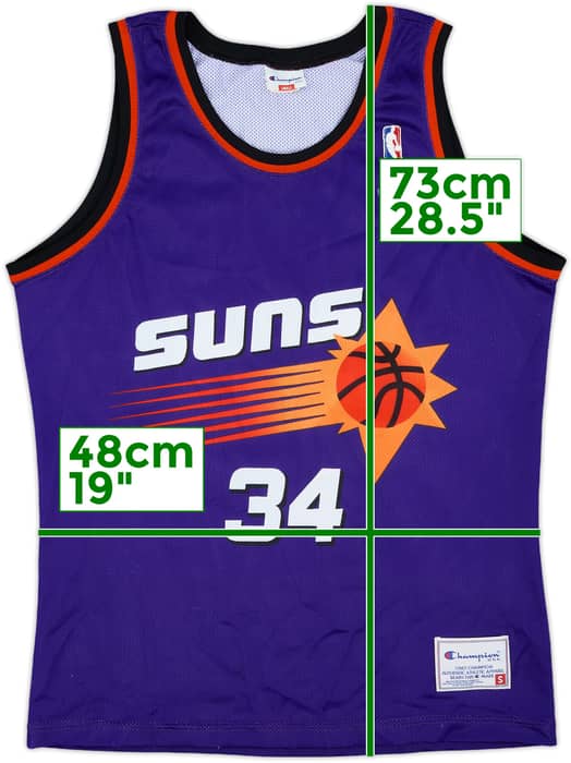 1992-96 Phoenix Suns Barkley #34 Champion Away Jersey - 8/10 - (S)