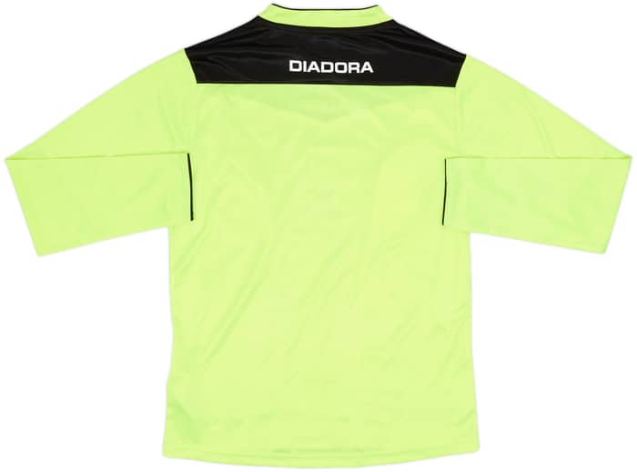 2015-16 Italy Diadora Referee L/S Shirt - 8/10 - (S)