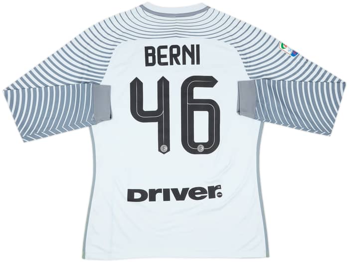 2016-17 Inter Milan Match Issue GK Shirt Berni #46