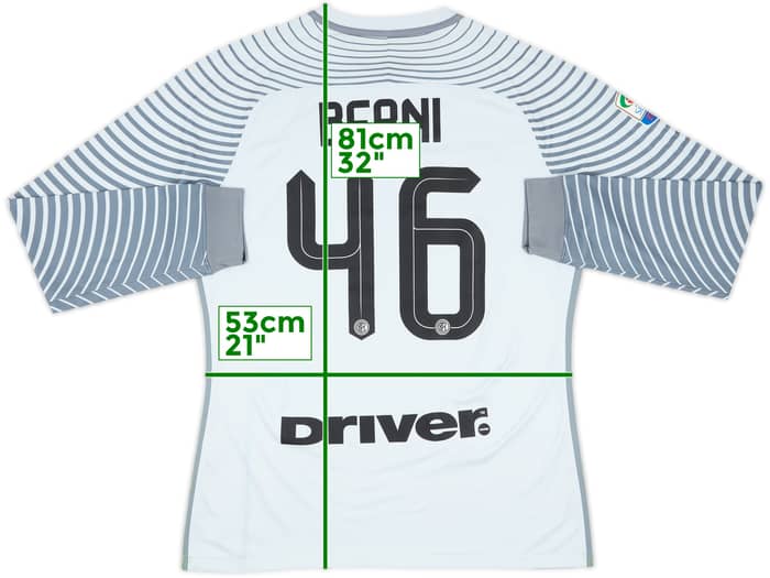 2016-17 Inter Milan Match Issue GK Shirt Berni #46