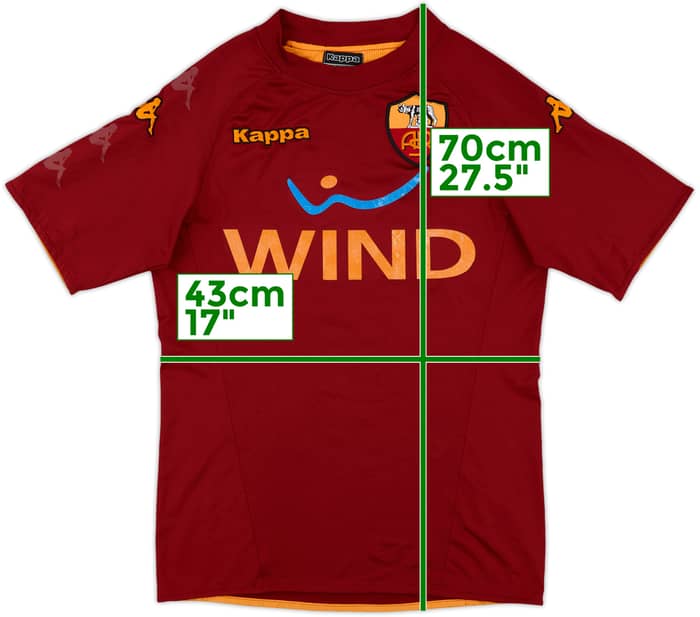 2007-08 Roma Kappa Training Shirt - 5/10 - (XS)