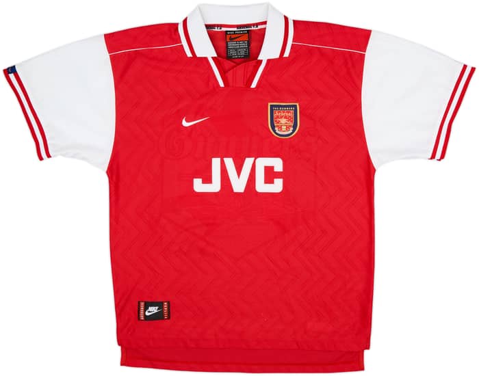 1996-98 Arsenal Home Shirt Bergkamp #10 - 6/10 - (XL)