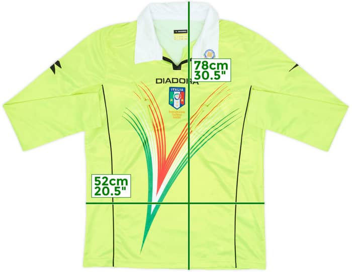 2011-12 Italy Diadora Centenary Referee L/S Shirt - 9/10 - (S)
