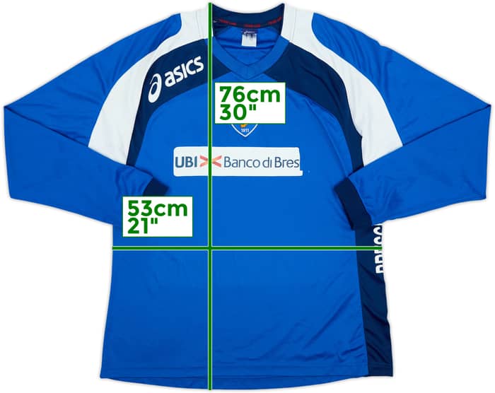 2006-07 Brescia Asics Training L/S Shirt - 5/10 - (XL)