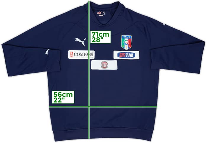 2010-12 Italy Player Issue Puma Sweat Top - 8/10 - (L)