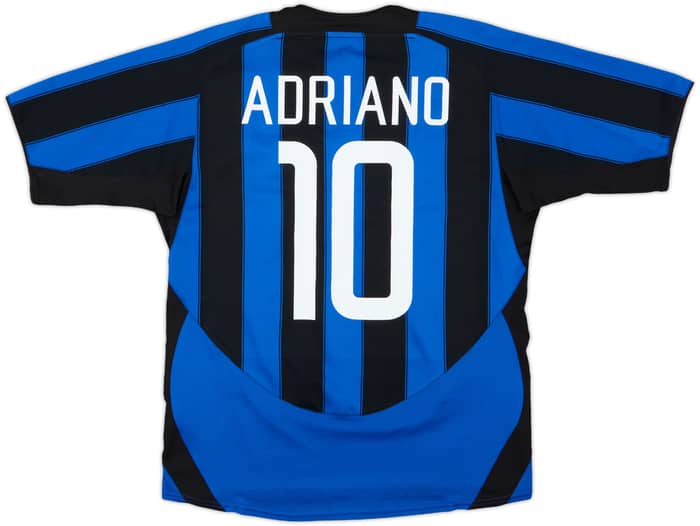2003-04 Inter Milan Home Shirt Adriano #10 - 6/10 - (L)