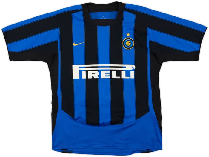 2003-04 Inter Milan Home Shirt Adriano #10 - 6/10 - (L)