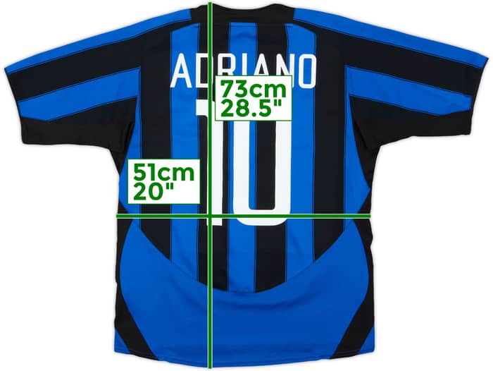 2003-04 Inter Milan Home Shirt Adriano #10 - 6/10 - (L)