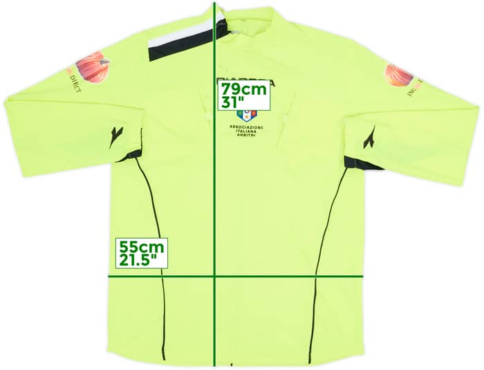 2006-07 Italy Diadora Referee L/S Shirt - 5/10 - (L)