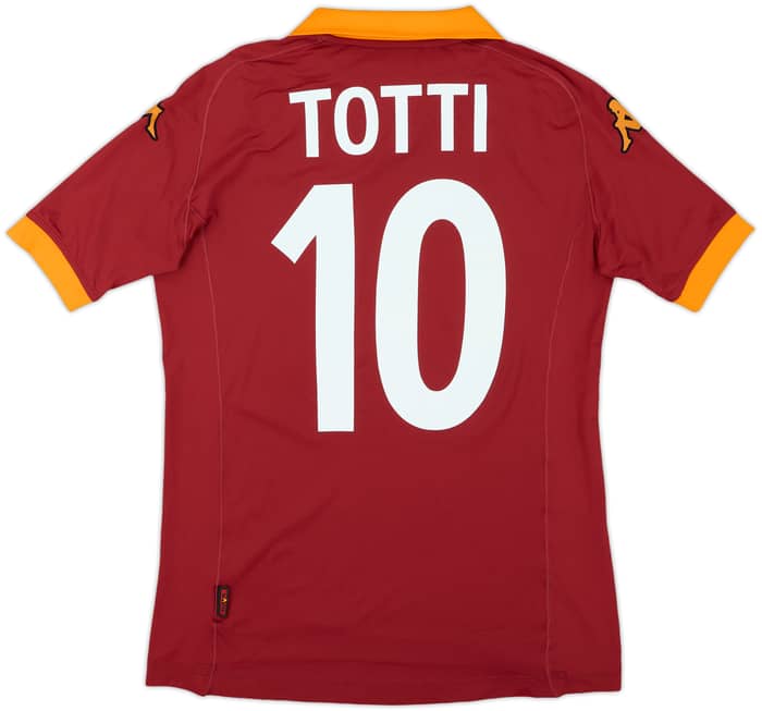 2012-13 Roma Home Shirt Totti #10 - 8/10 - (S)