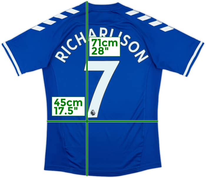 2020-21 Everton Home Shirt Richarlison #7 - 8/10 - (S)