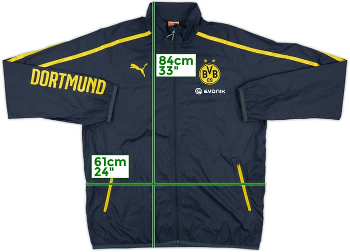 2014-15 Borussia Dortmund Puma Rain Jacket - 10/10 - (XL)