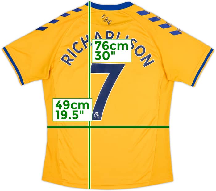 2020-21 Everton Away Shirt Richarlison #7 - 6/10 - (L)