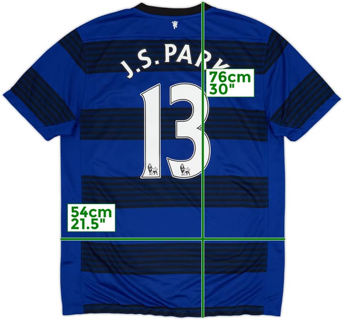 2011-13 Manchester United Away Shirt J.S.Park #13 - 6/10 - (L)