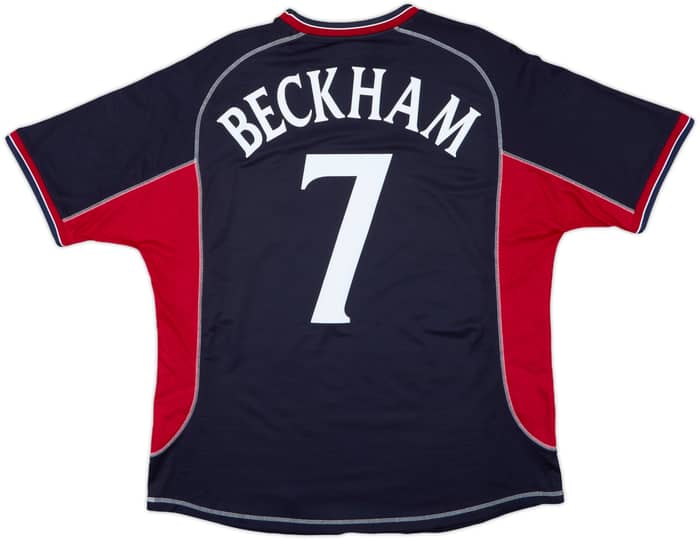 2000-01 Manchester United Third Shirt Beckham #7 - 8/10 - (XL)