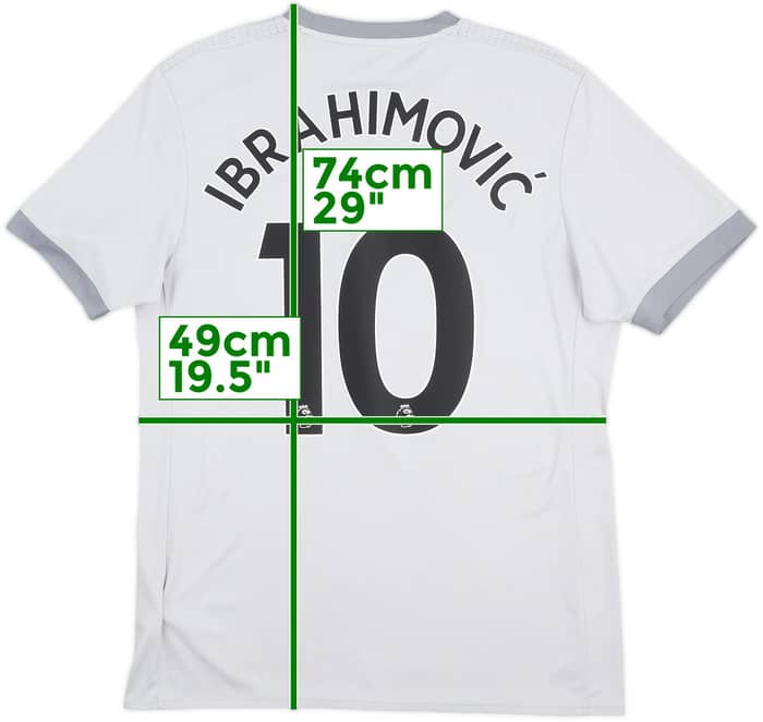 2017-18 Manchester United Tercera Camiseta Ibrahimovic #10 - 8/10 - (M)