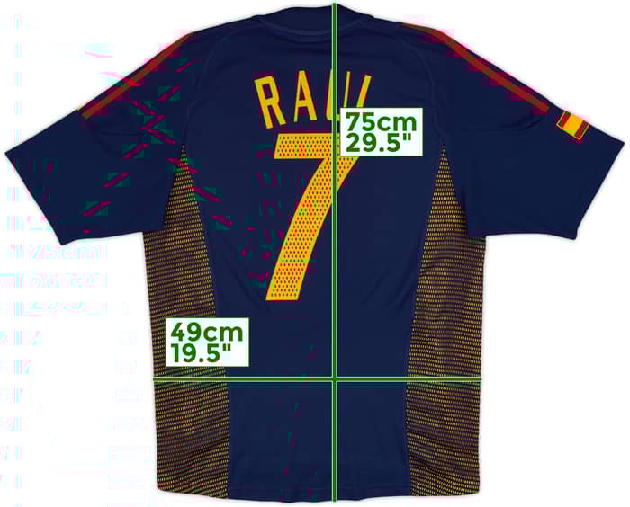 2002-04 Spain Third Shirt Raul #7 - 9/10 - (S)