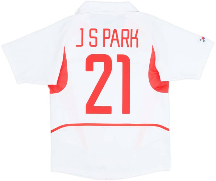 2002-03 South Korea Away Shirt J S Park #21 - 8/10 - (M)