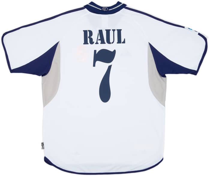 2000-01 Real Madrid Home Shirt Raul #7 - 6/10 - (L)