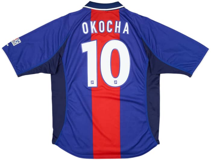 2000-01 Paris Saint-Germain Home Shirt Okocha #10 - 8/10 - (L)
