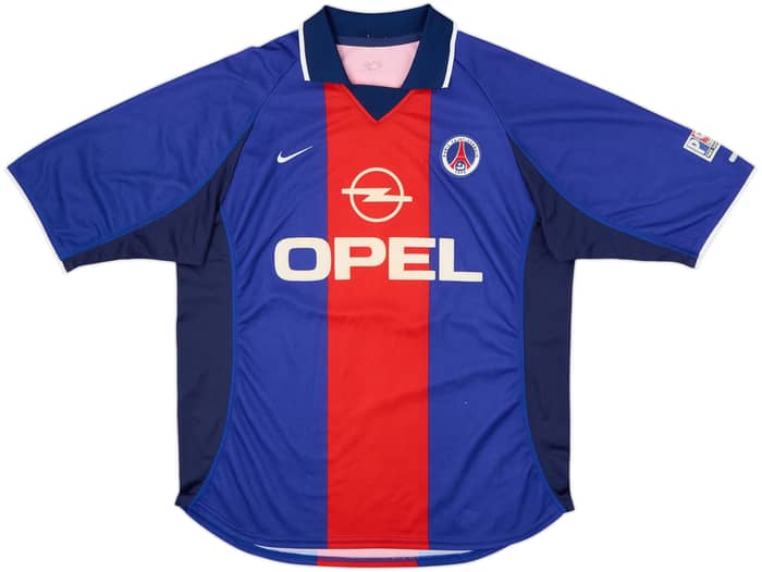 2000-01 Paris Saint-Germain Home Shirt Okocha #10 - 8/10 - (L)