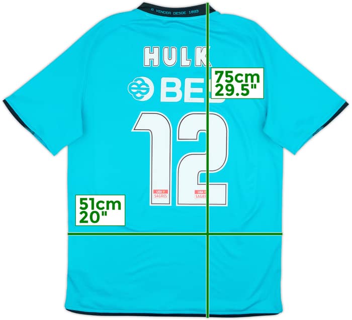 2008-09 Porto Away Shirt Hulk #12 - 7/10 - (M)