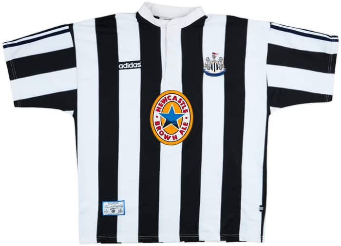 1995-97 Newcastle Home Shirt Shearer #9 - 8/10 - (XXL)