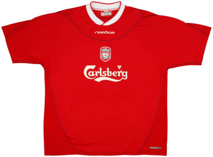 2002-04 Liverpool Home Shirt Gerrard #17 - 6/10 - (XL)