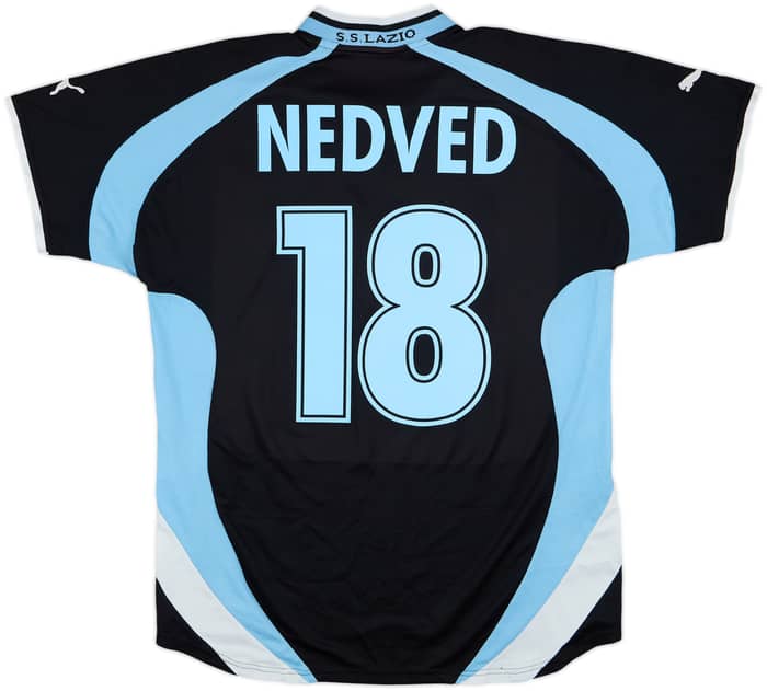 2000-01 Lazio Away Shirt Nedved #18 - 8/10 - (M)