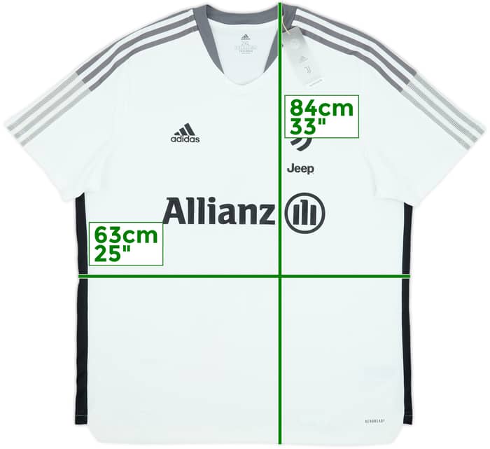 2021-22 Juventus adidas Camiseta de Entrenamiento (XXL)