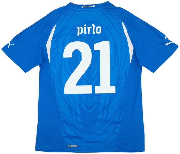 2010-12 Italy Home Shirt Pirlo #21 - 8/10 - (L)