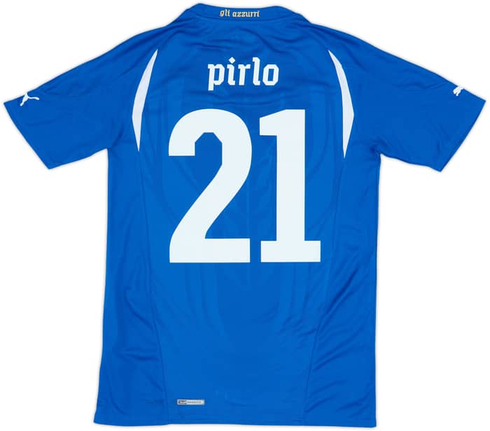 2010-12 Italy Home Shirt Pirlo #21 (S)