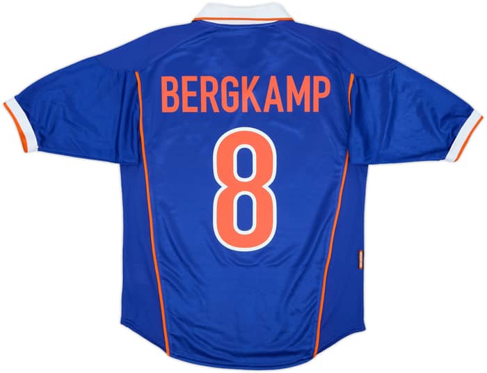1998-00 Netherlands Away Shirt Bergkamp #8 - 9/10 - (S)