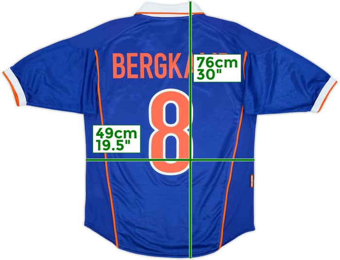 1998-00 Netherlands Away Shirt Bergkamp #8 - 9/10 - (S)